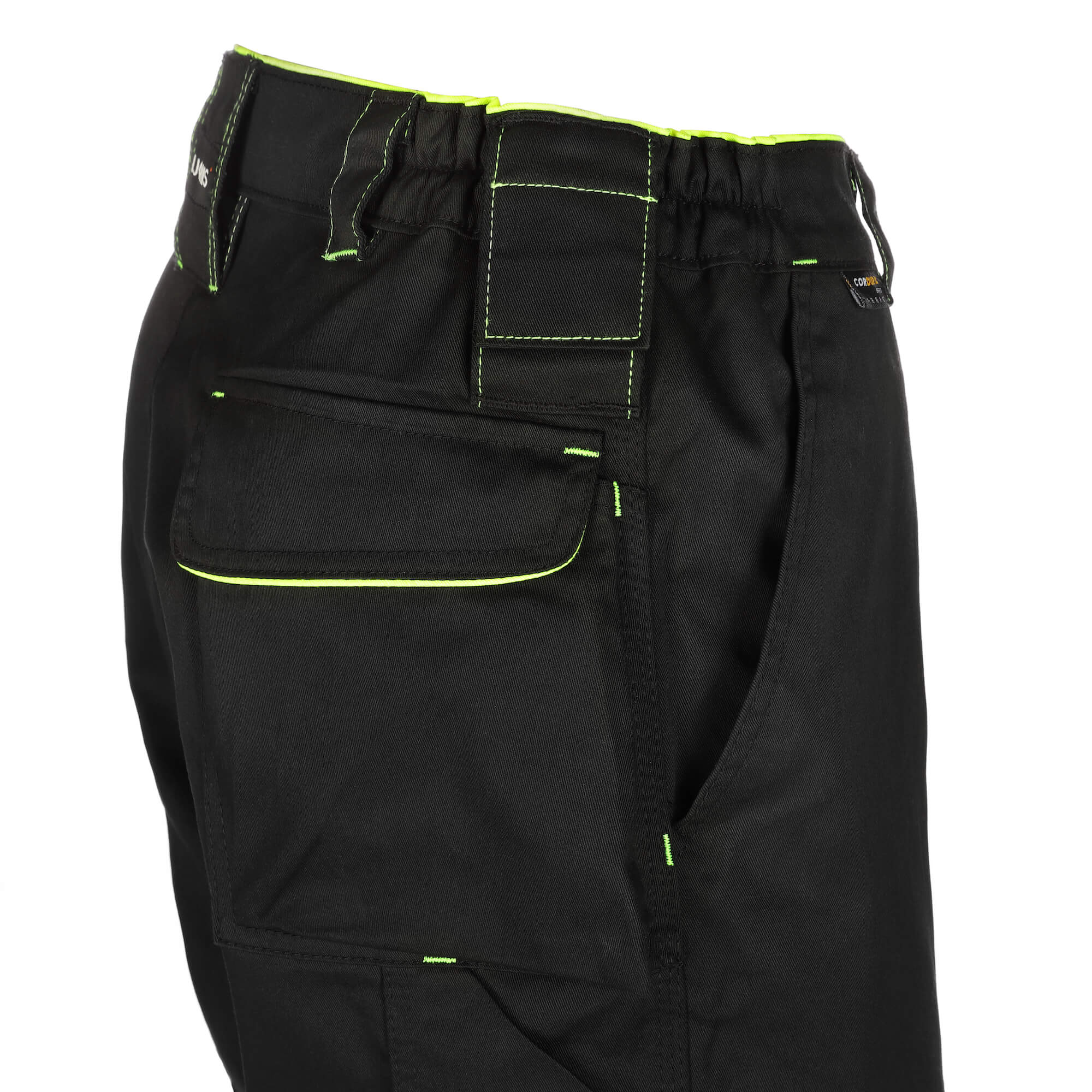 TMG Pantalones de trabajo Finesse negro W28 L31 / UE 44