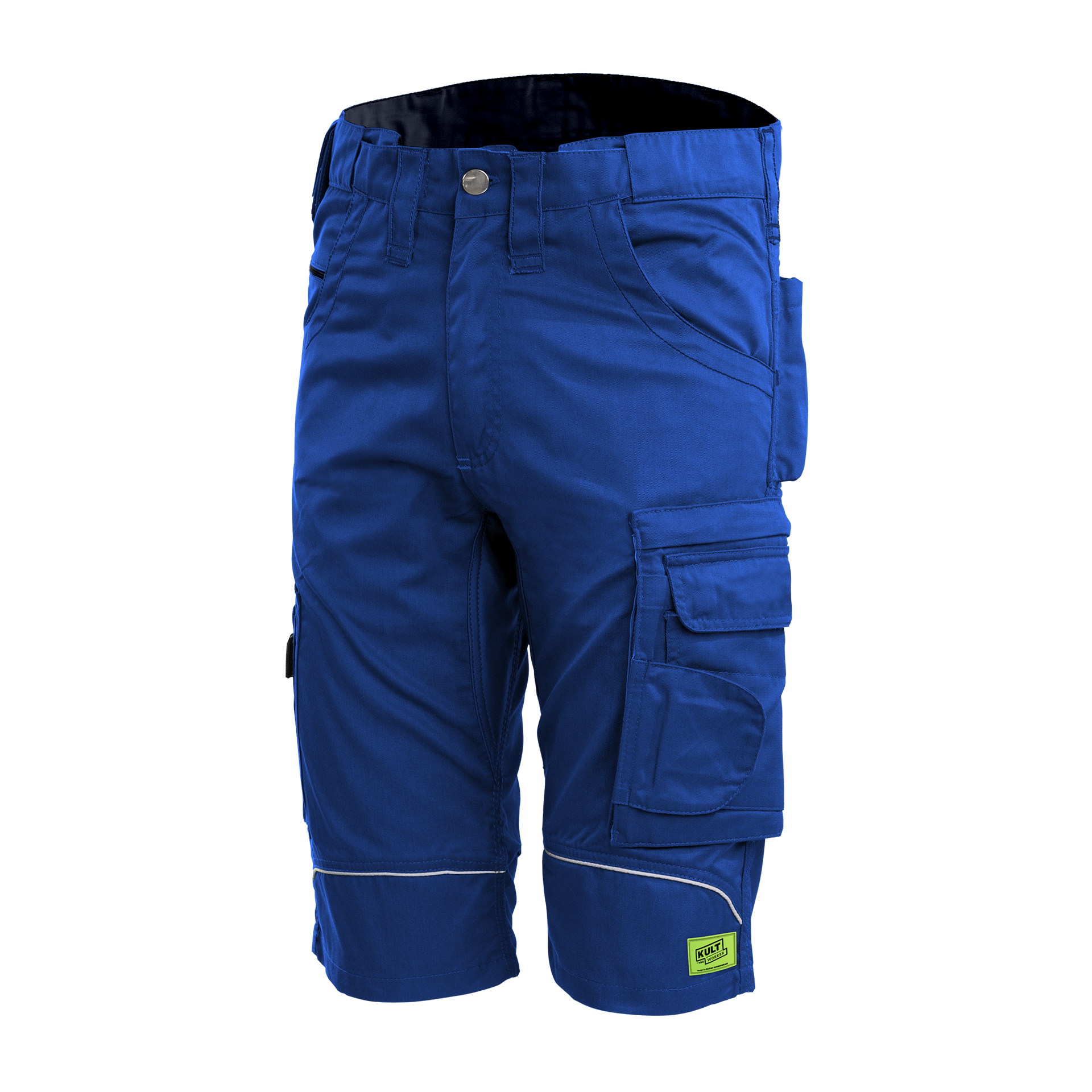 TMG Pantalones cortos de trabajo Kult Worker azul W34 / UE 50